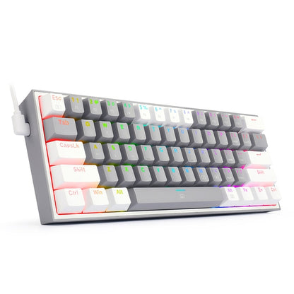 Mechanische Mini-Gaming-Tastatur mit Kabel (QWERTZ-Layout)