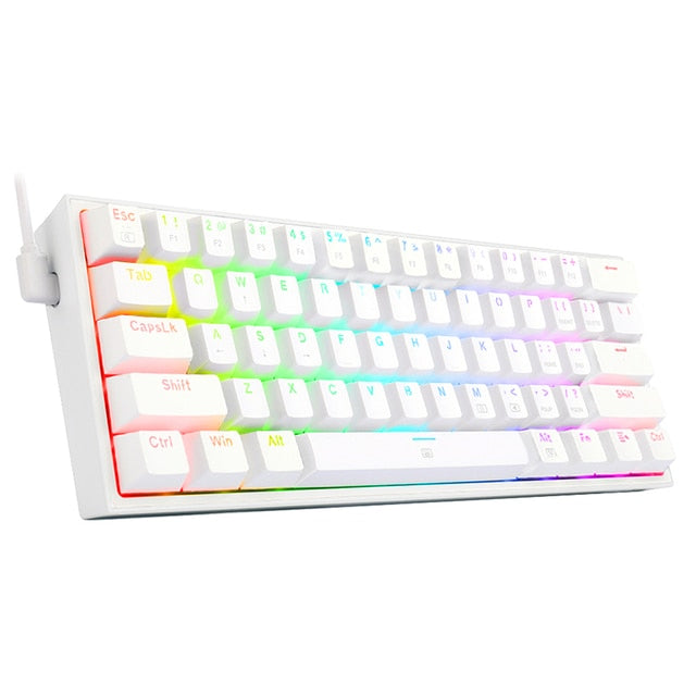 Mechanische Mini-Gaming-Tastatur mit Kabel (QWERTZ-Layout)