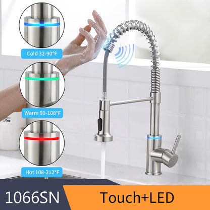 Smart-Touch-Wasserhähne für die Küche