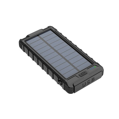 Solar-Schnelllade-Powerbank, tragbar, 20.000 mAh, wasserdicht 