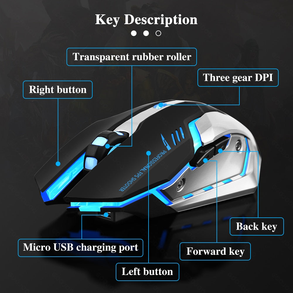 Drahtlose Dual-Mode-Gaming-Maus