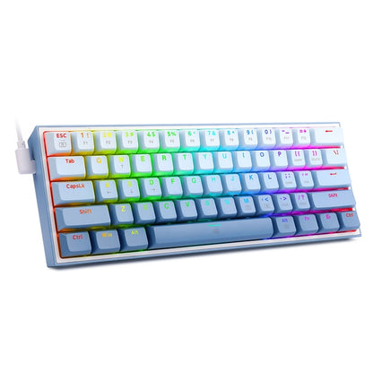 Mechanische Mini-Gaming-Tastatur mit Kabel (QWERTZ-Layout)