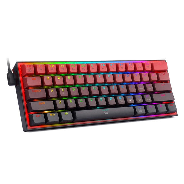 Mini Mechanical Gaming Wired Keyboard (QWERTY Layout)