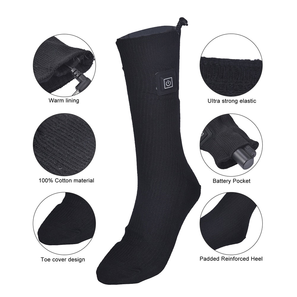 Atmungsaktive beheizte Socken