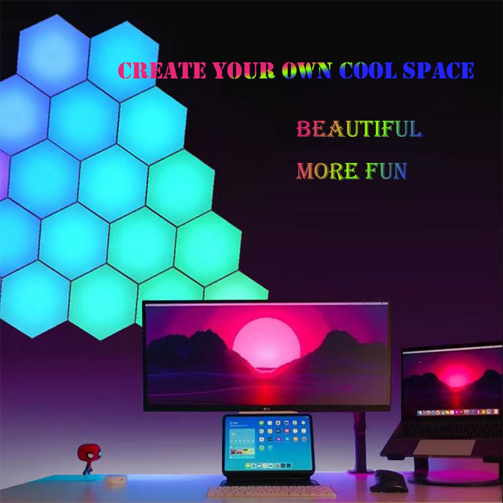 LED Hexagonal Indoor Light